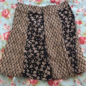 Floral Patterned Skirt - BRAND NEW